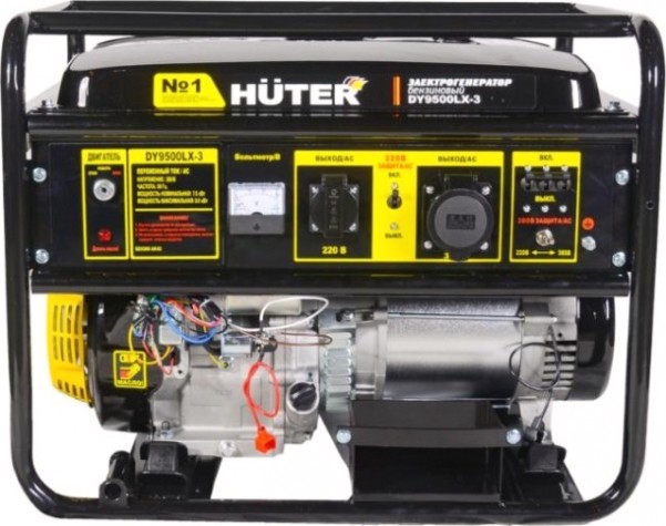 Бензогенератор HUTER DY9500LX-3 электростартер [64/1/41]